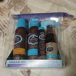 Argan Oil Repairing Hair Treatment Set - Brown and Blue
